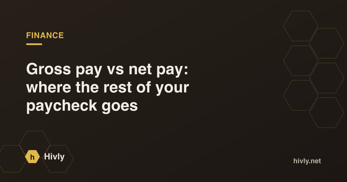 Gross pay vs net pay: where the rest of your paycheck goes