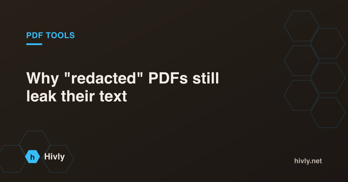 Why "redacted" PDFs still leak their text